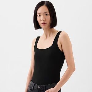 GAP square neck bodysuit NWT medium black bodysuit